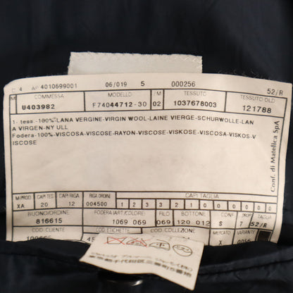 ARMANI COLLEZIONI Made in Italy Dark Navy Suit Size 52