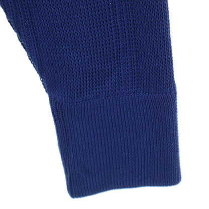 Salvatore Ferragamo Long Sleeve V-Neck Sweater Navy Size M