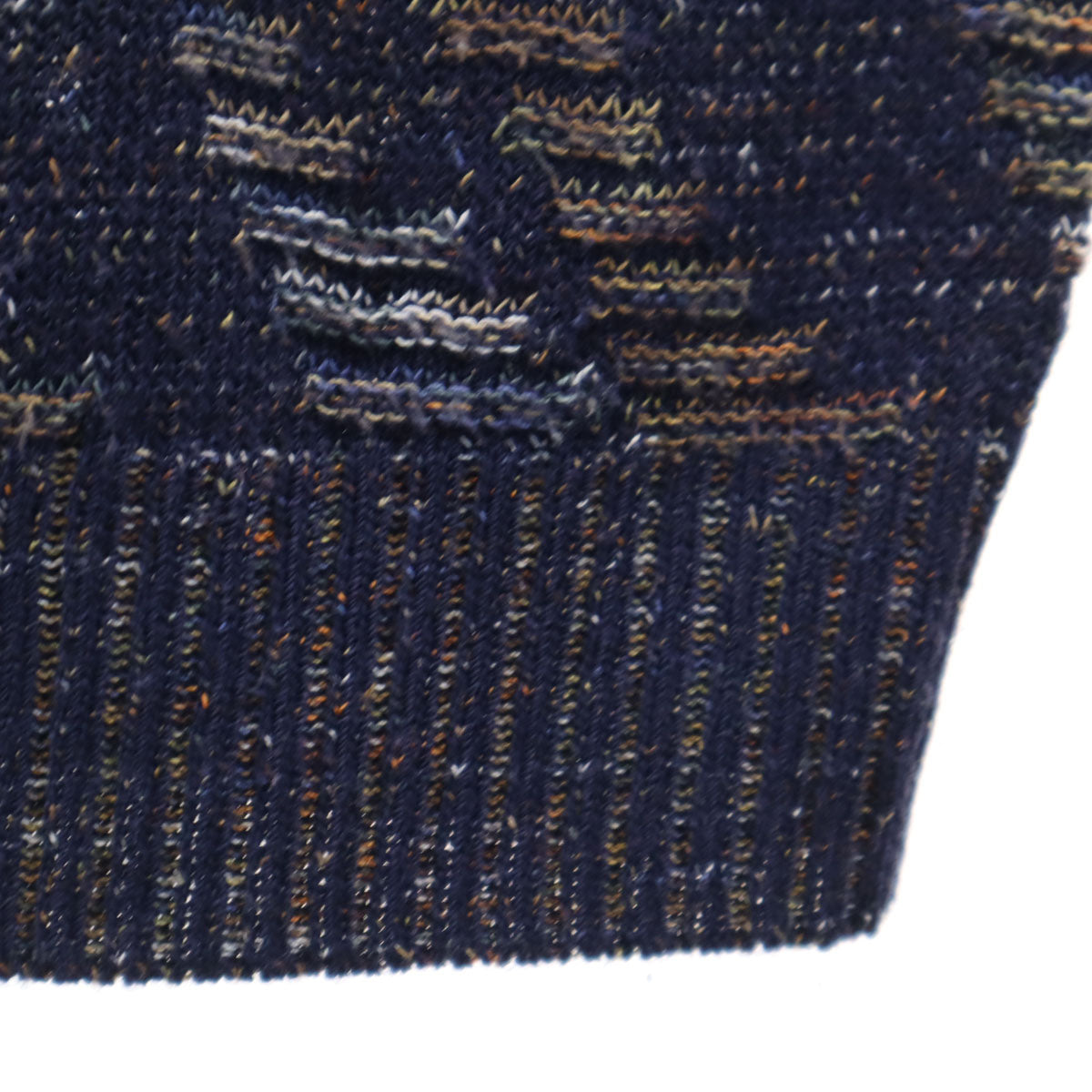Missoni Patterned Long Sleeve Sweater Blue Size L