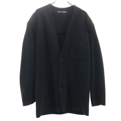 ISSEY MIYAKE 90s V-Neck Knit Cardigan Black Size M