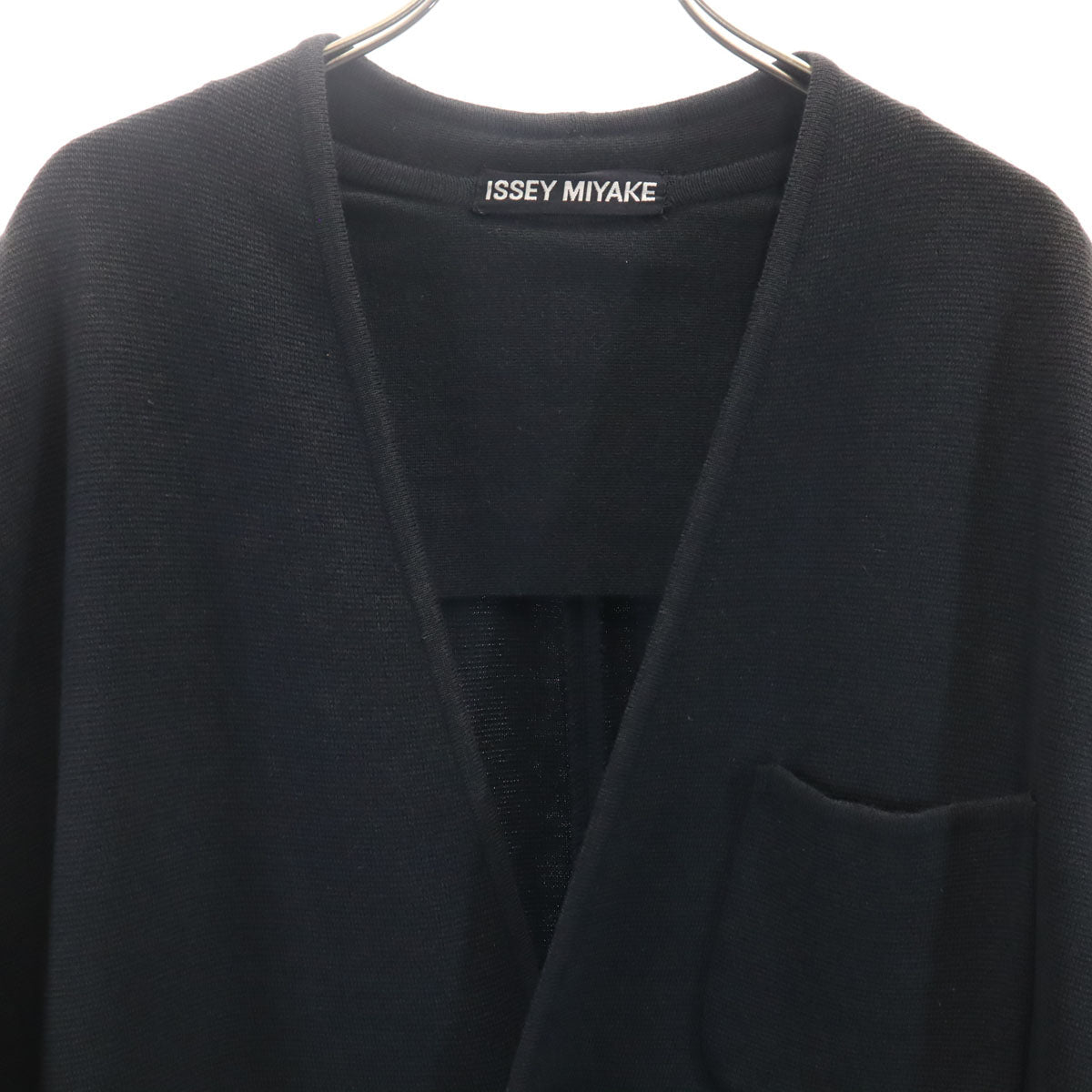 ISSEY MIYAKE 90s V-Neck Knit Cardigan Black Size M