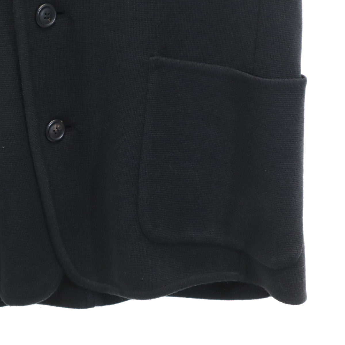 ISSEY MIYAKE 90s V-Neck Knit Cardigan Black Size M