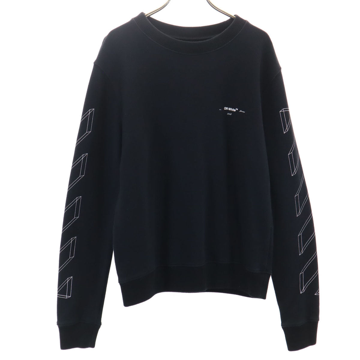 OFF-WHITE Made in Portugal Sweatshirt Black Size S