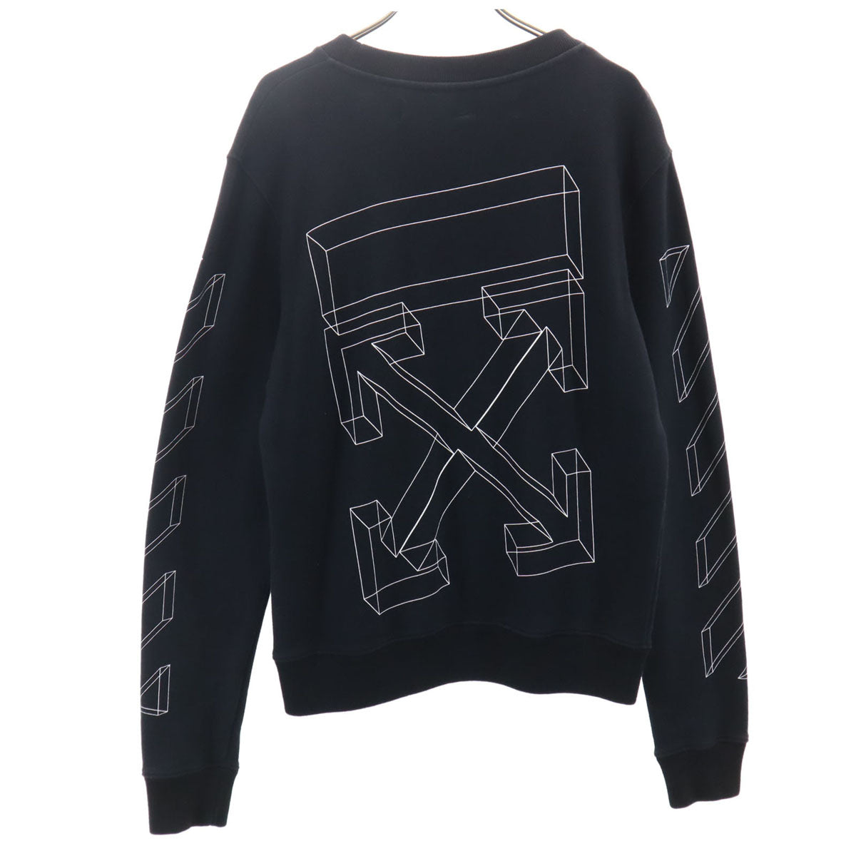 OFF-WHITE Made in Portugal Sweatshirt Black Size S