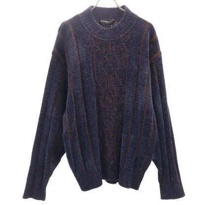 YVES SAINT LAURENT 90s Navy Sweater Size L