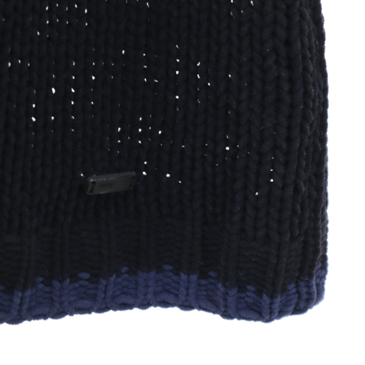 ARMANI COLLEZIONI Long Sleeve Knit Sweater Black Size 50/S