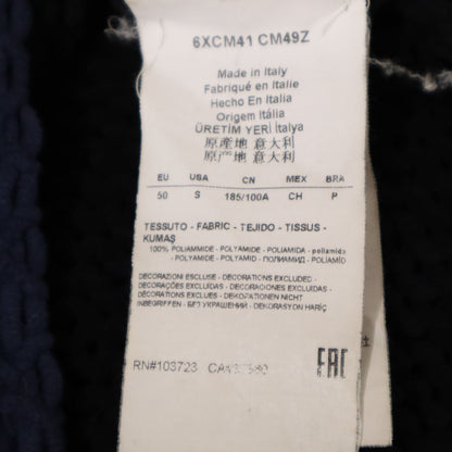 ARMANI COLLEZIONI Long Sleeve Knit Sweater Black Size 50/S