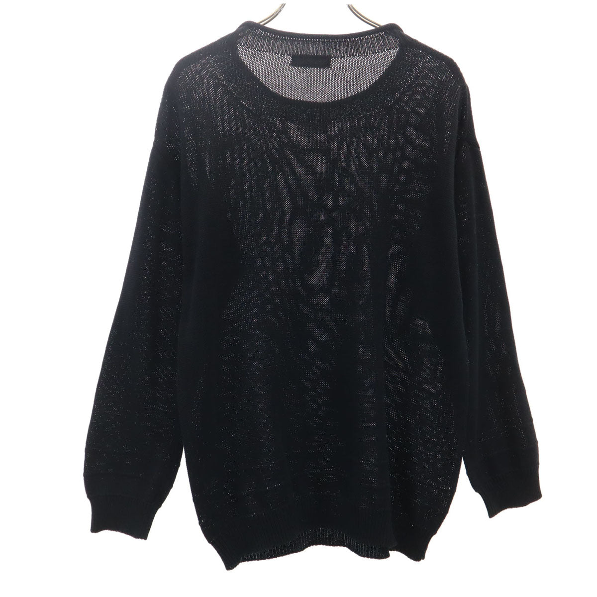 ISSEY MIYAKE 90s Long Sleeve Knit Sweater Black Size M