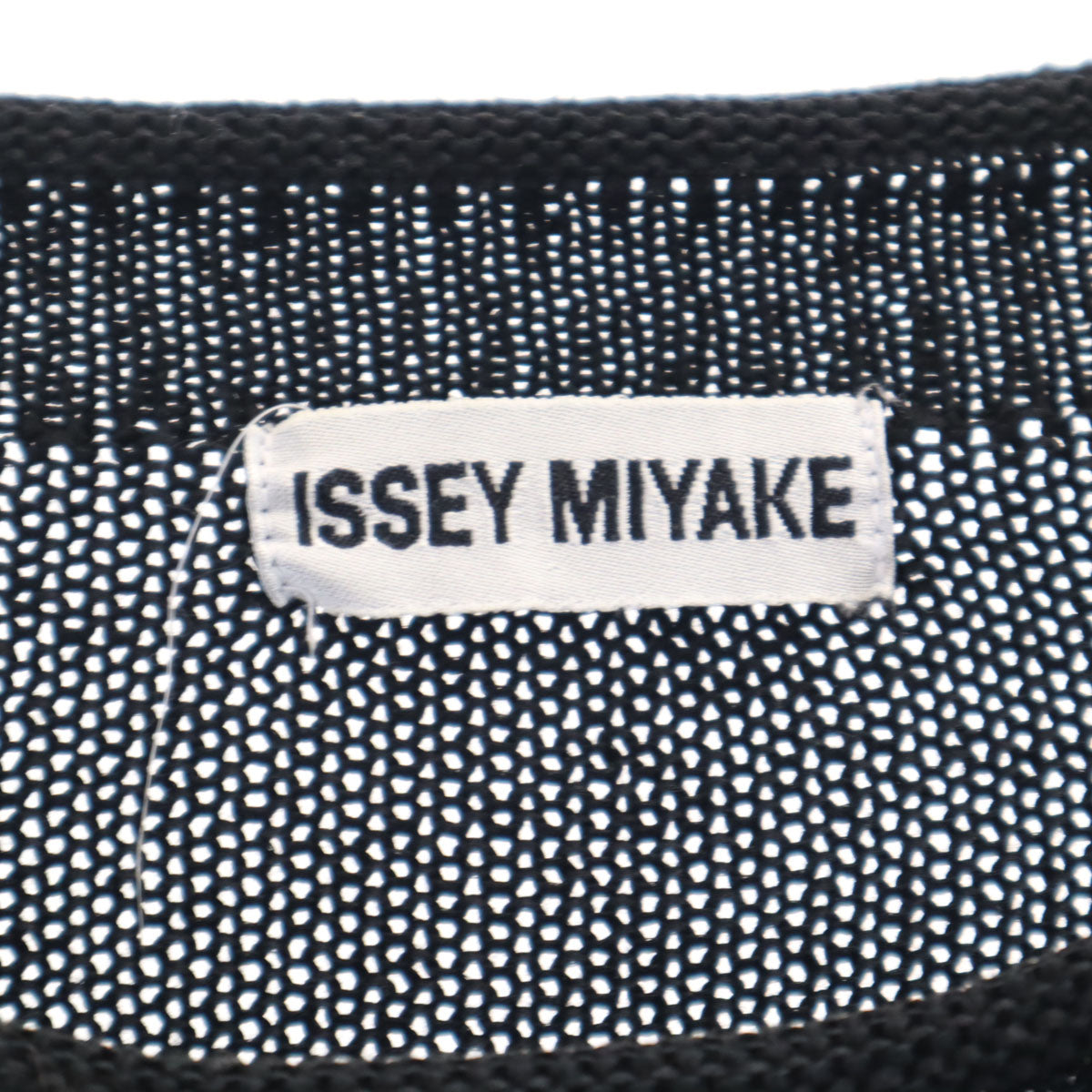 ISSEY MIYAKE 90s Long Sleeve Knit Sweater Black Size M
