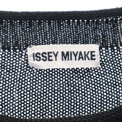ISSEY MIYAKE 90s Long Sleeve Knit Sweater Black Size M