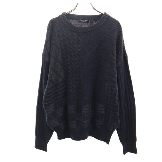Christian Dior MONSIEUR 90s Vintage Sweater Navy Size L