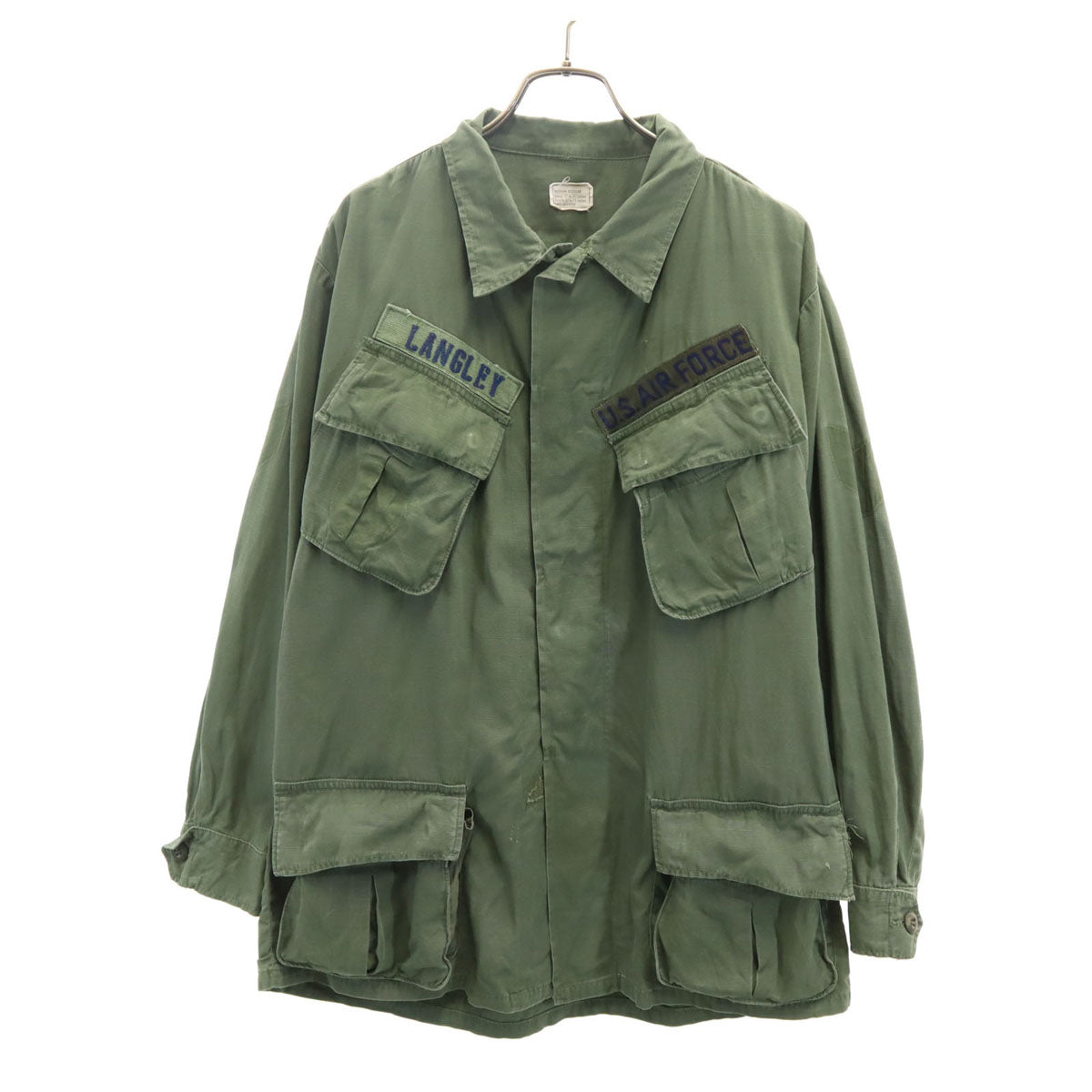 US ARMY 60s Vintage Jungle Fatigue Jacket Khaki Size M