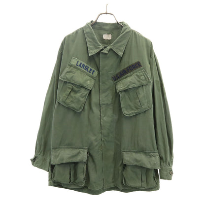 US ARMY 60s Vintage Jungle Fatigue Jacket Khaki Size M