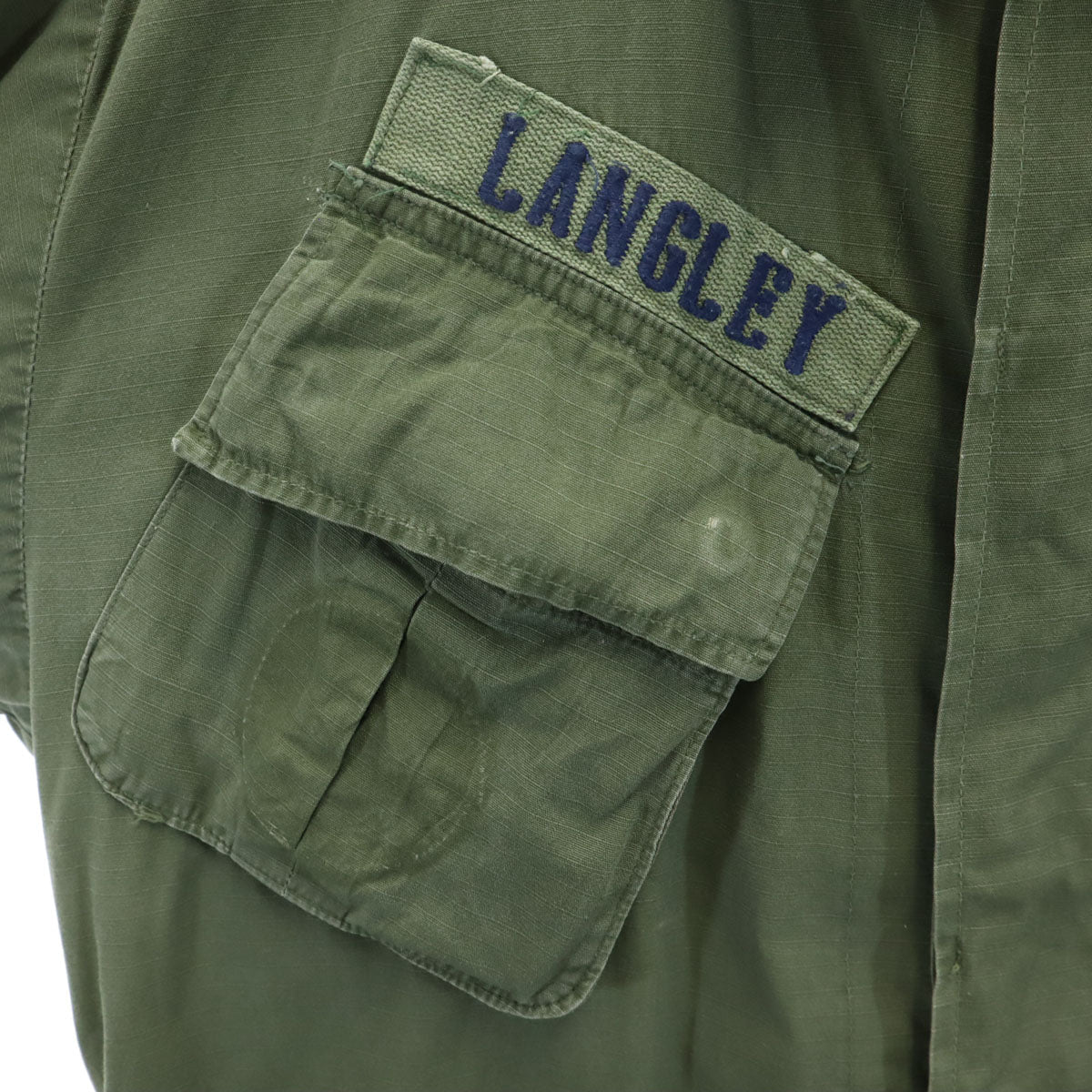 US ARMY 60s Vintage Jungle Fatigue Jacket Khaki Size M