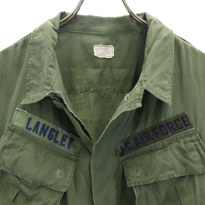 US ARMY 60s Vintage Jungle Fatigue Jacket Khaki Size M