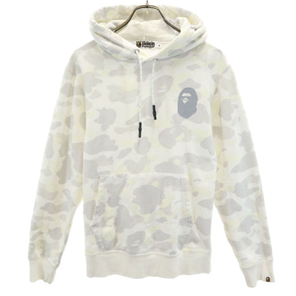 Bape A BATHING APE Luminous Long Sleeve Hoodie White Size M