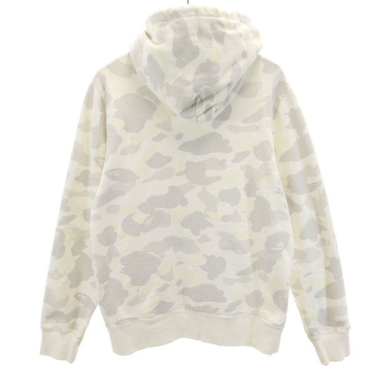 Bape A BATHING APE Luminous Long Sleeve Hoodie White Size M