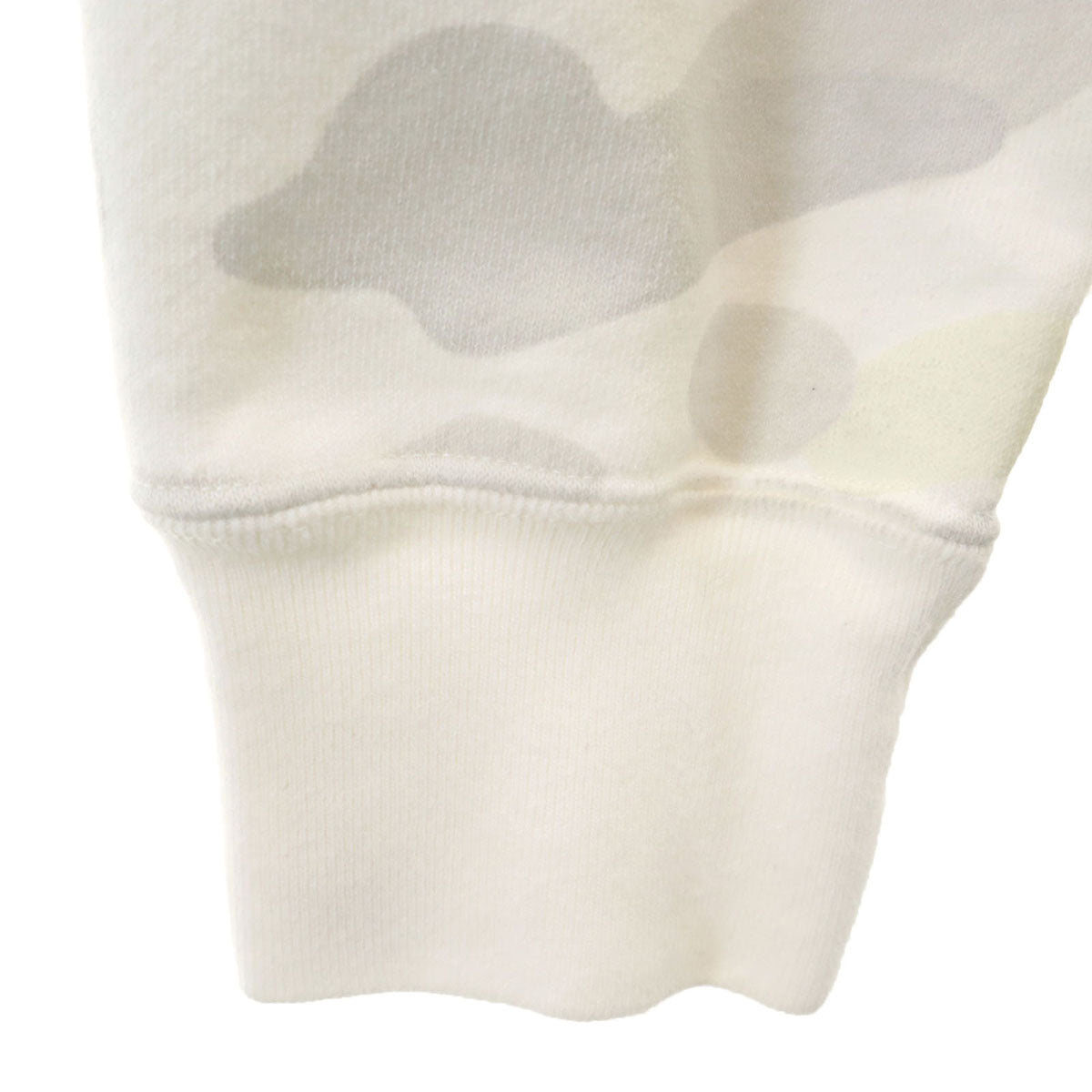 Bape A BATHING APE Luminous Long Sleeve Hoodie White Size M