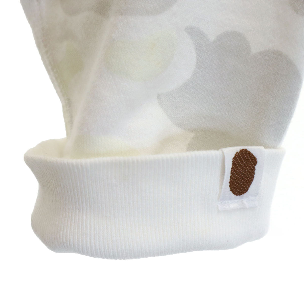 Bape A BATHING APE Luminous Long Sleeve Hoodie White Size M