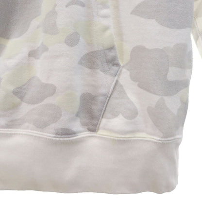 Bape A BATHING APE Luminous Long Sleeve Hoodie White Size M