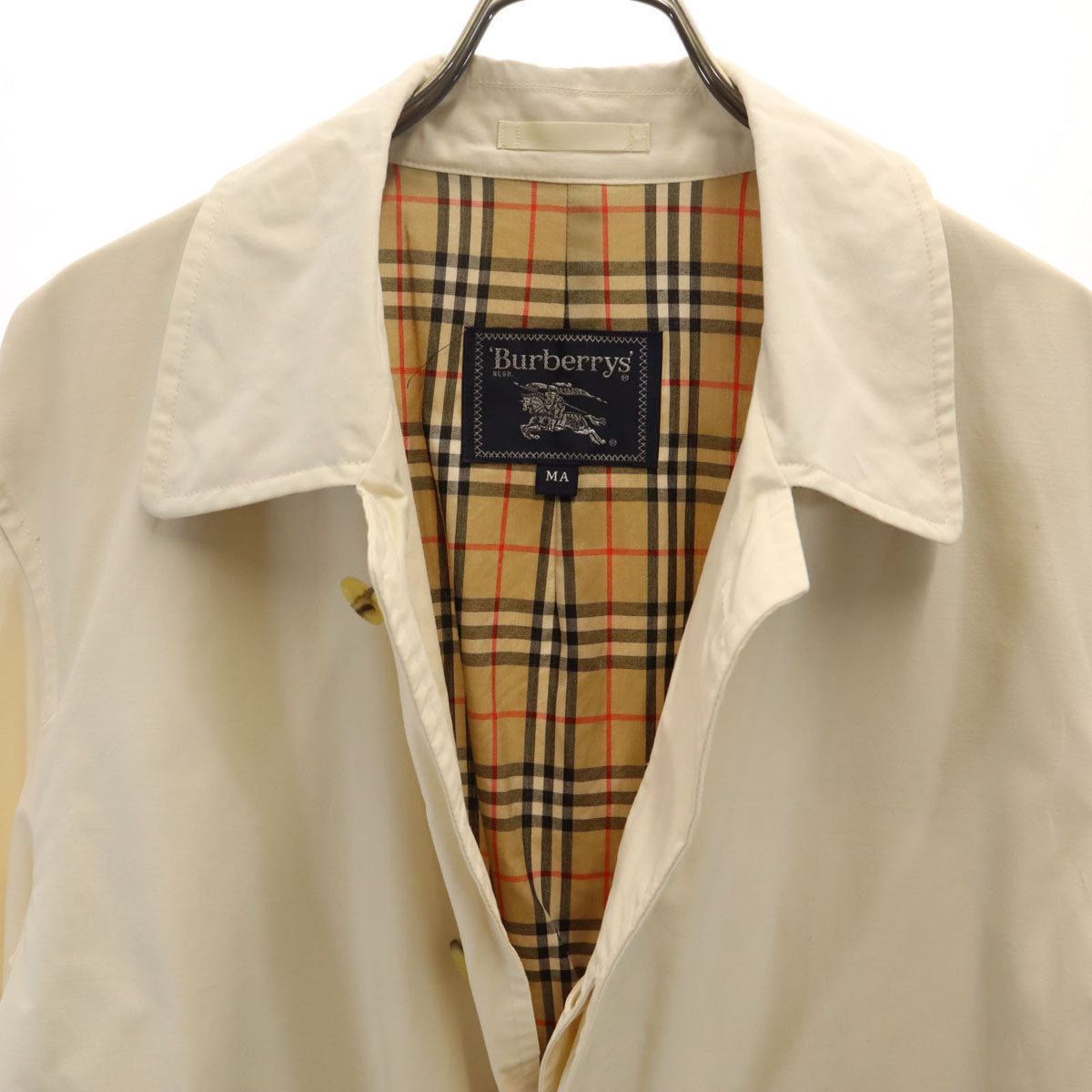 Burberrys 90s Made in Japan Mac Coat Natural Size MA