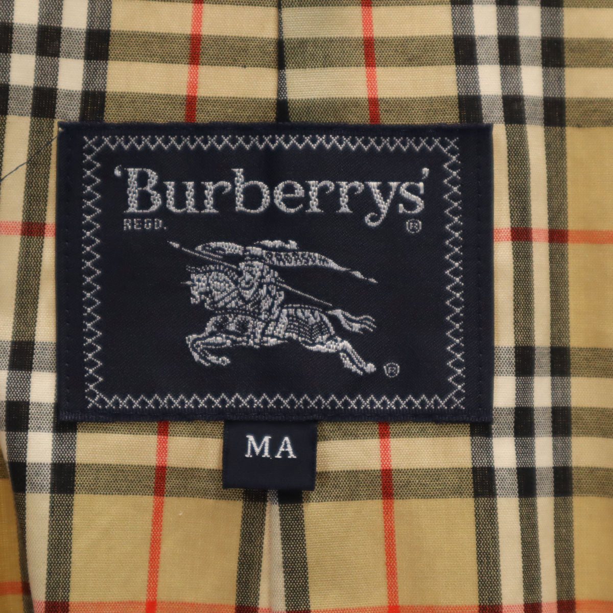 Burberrys 90s Made in Japan Mac Coat Natural Size MA