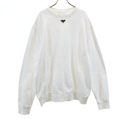 PRADA 2023 Long Sleeve Sweatshirt White Size S