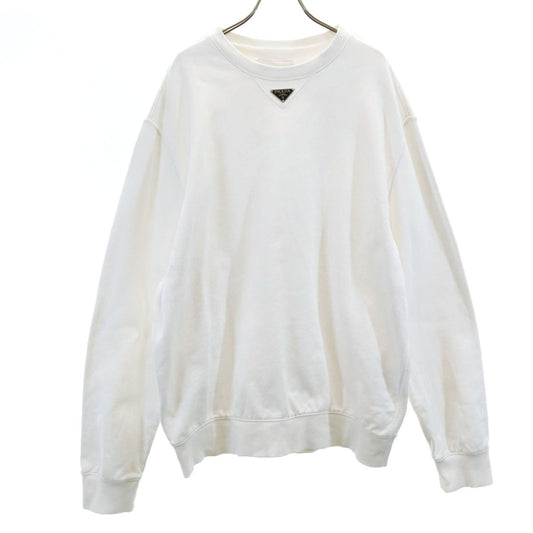 PRADA 2023 Long Sleeve Sweatshirt White Size S