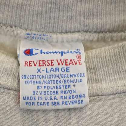 Champion 90s USA Reverse Weave Sweatshirt Gray Size XL