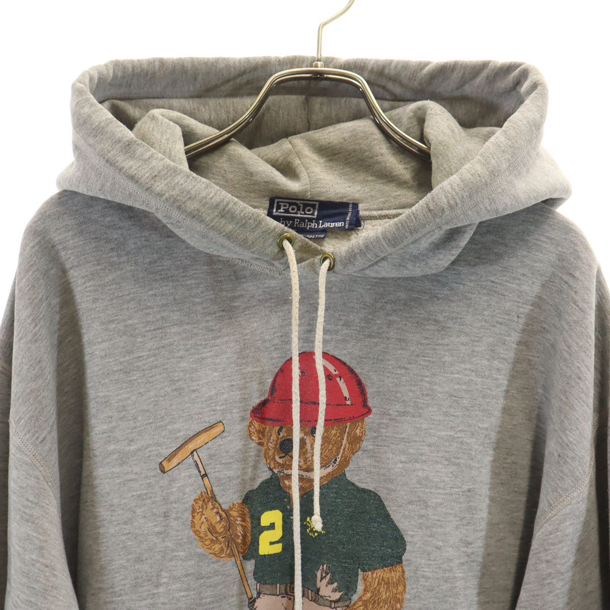 Polo by Ralph Lauren 90s Polo Bear Hoodie Gray