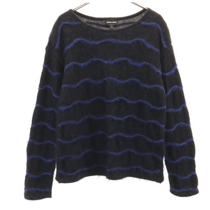 GIORGIO ARMANI Italian Mohair Blend Sweater Black Size 40