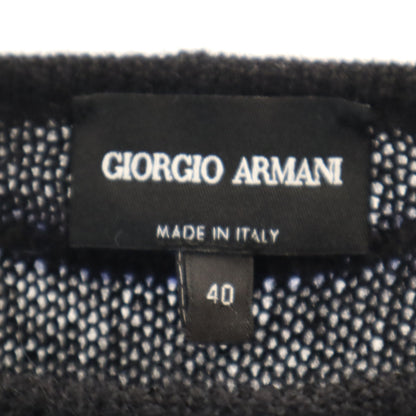 GIORGIO ARMANI Italian Mohair Blend Sweater Black Size 40