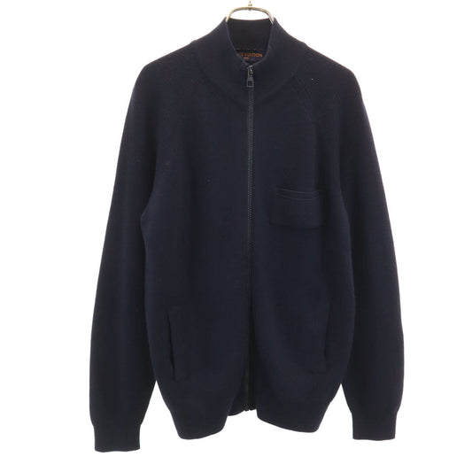LOUIS VUITTON Knit Jacket Navy Size S
