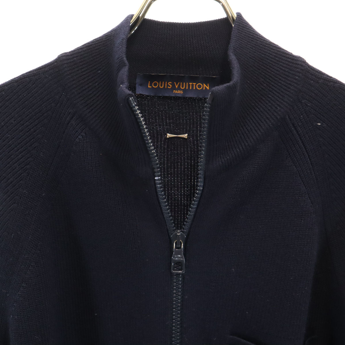 LOUIS VUITTON Knit Jacket Navy Size S