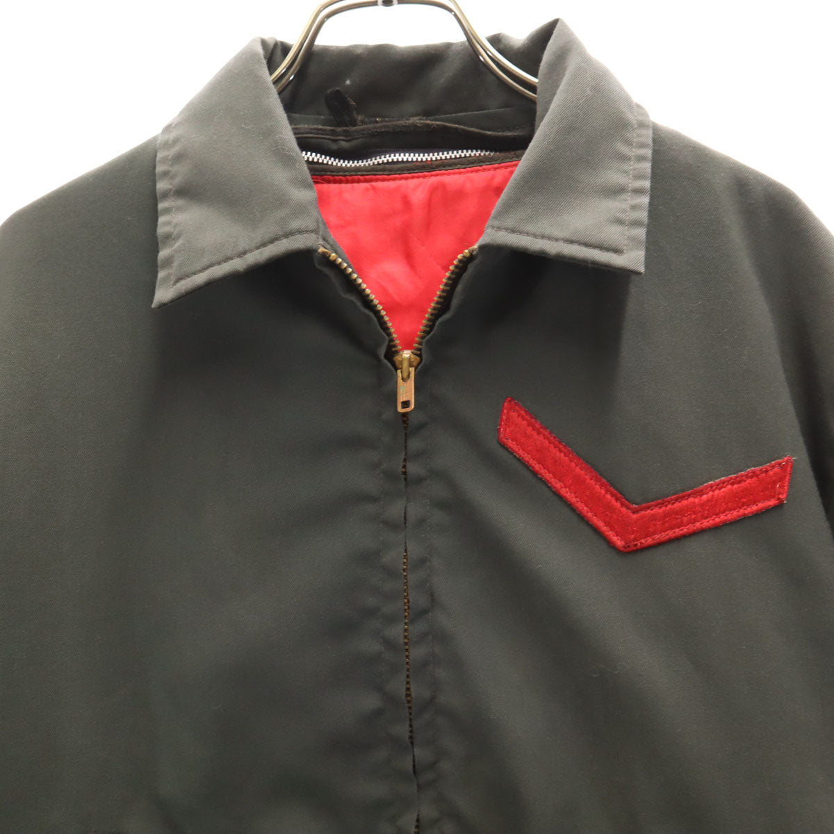 Lee 70s USA Vintage TALON Zip Jacket Charcoal Size 40