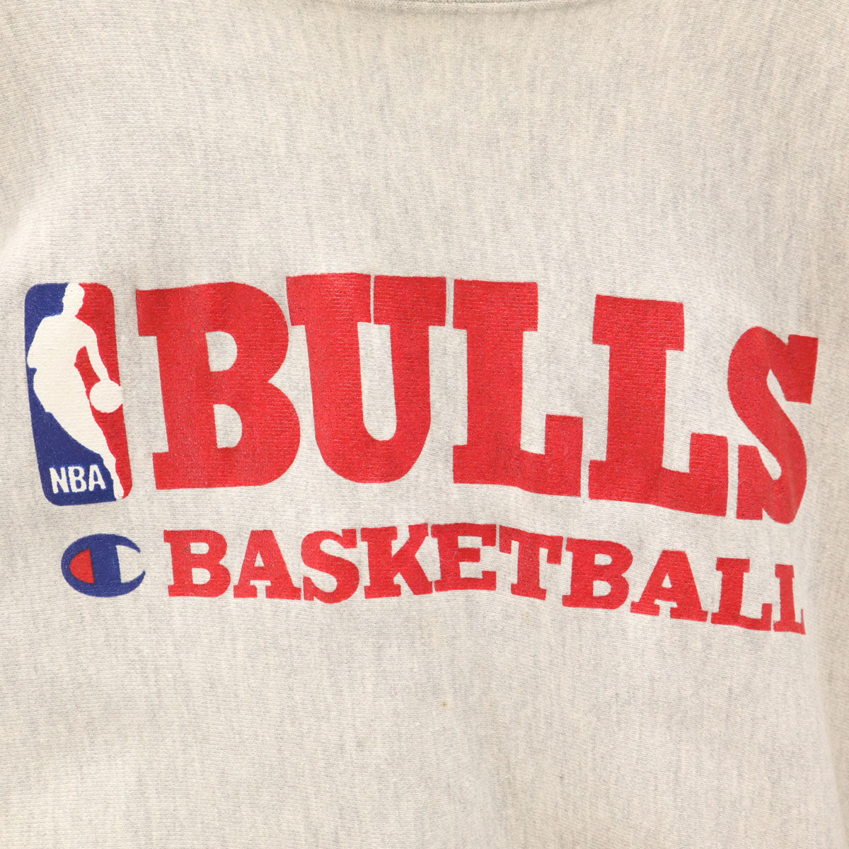 Champion 90s USA Reverse Weave BULLS Sweatshirt Gray Size XL