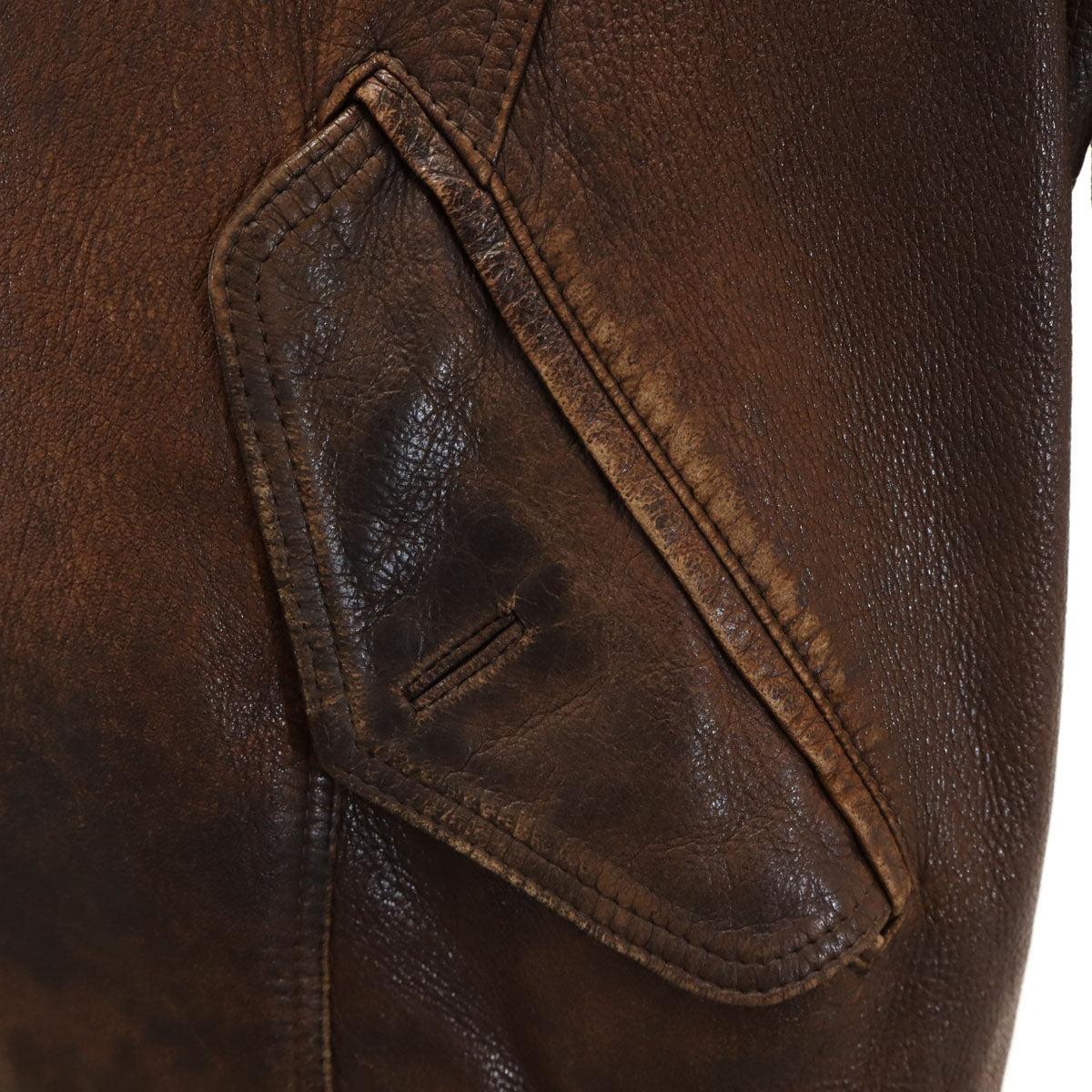 LOEWE 80s 90s Vintage Leather Jacket Brown Size 54