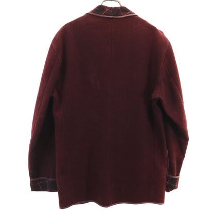 State O Maine 30s Vintage Smoking Jacket Red