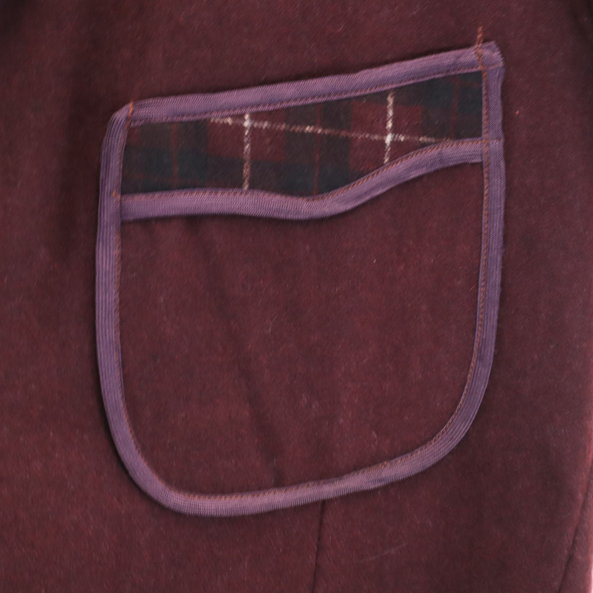 State O Maine 30s Vintage Smoking Jacket Red