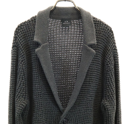 ARMANI EXCHANGE Long Sleeve Knit Cardigan Gray Size M