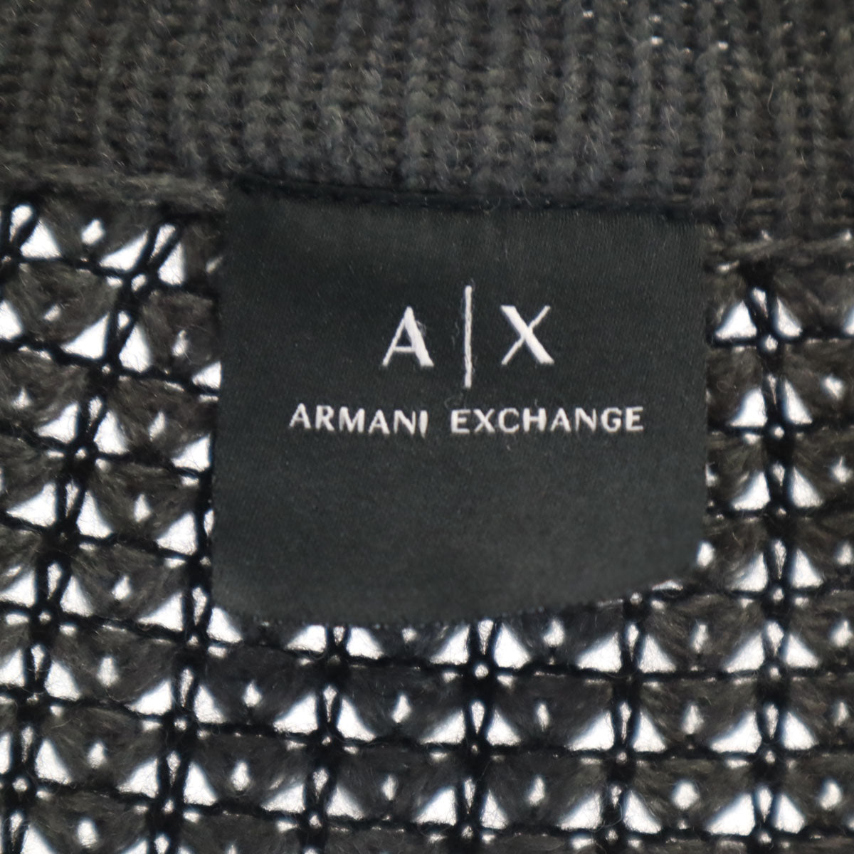 ARMANI EXCHANGE Long Sleeve Knit Cardigan Gray Size M