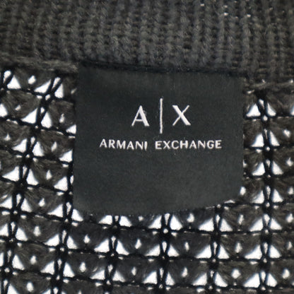 ARMANI EXCHANGE Long Sleeve Knit Cardigan Gray Size M