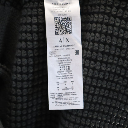 ARMANI EXCHANGE Long Sleeve Knit Cardigan Gray Size M