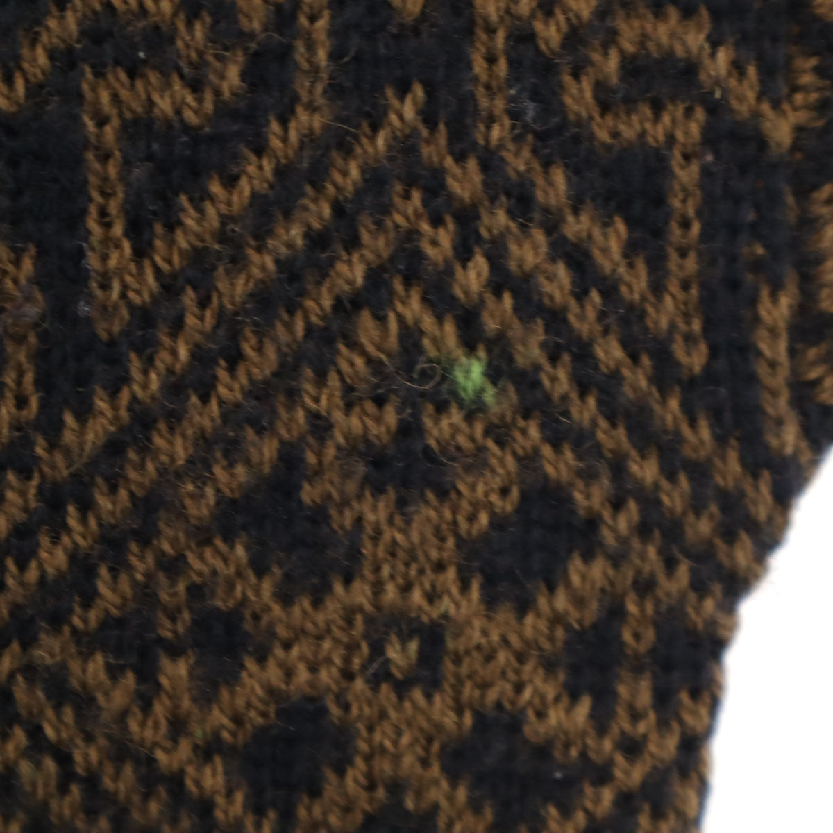 KENZO 90s Italian Patterned V-Neck Cardigan Black Size 2