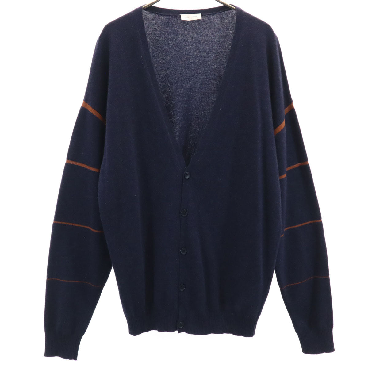 BALENCIAGA.PARIS Made in Italy V-Neck Cardigan Blue Size S