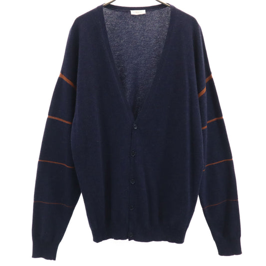 BALENCIAGA.PARIS Made in Italy V-Neck Cardigan Blue Size S