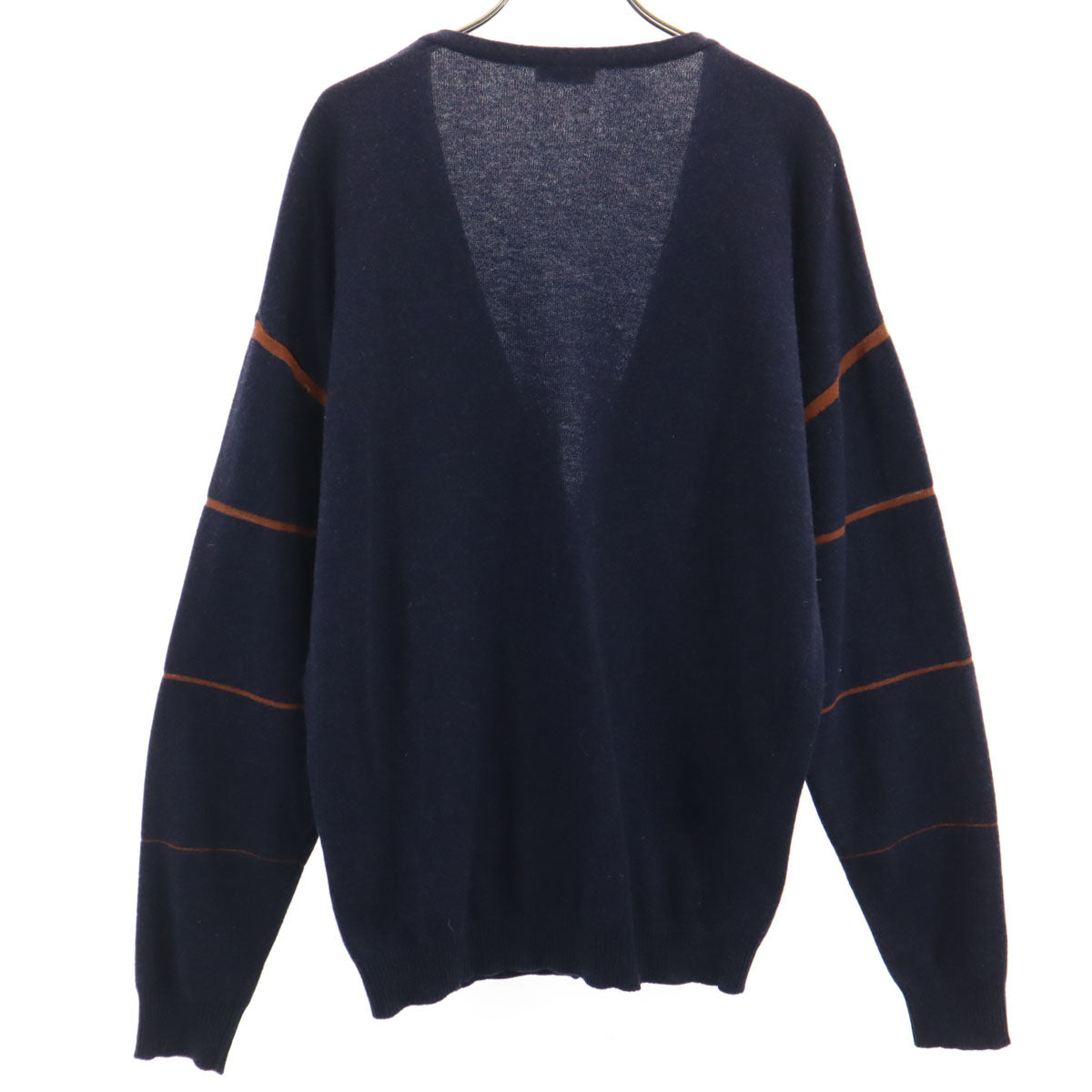 BALENCIAGA.PARIS Made in Italy V-Neck Cardigan Blue Size S
