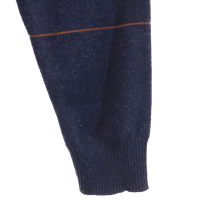 BALENCIAGA.PARIS Made in Italy V-Neck Cardigan Blue Size S