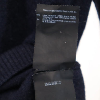 BALENCIAGA.PARIS Made in Italy V-Neck Cardigan Blue Size S