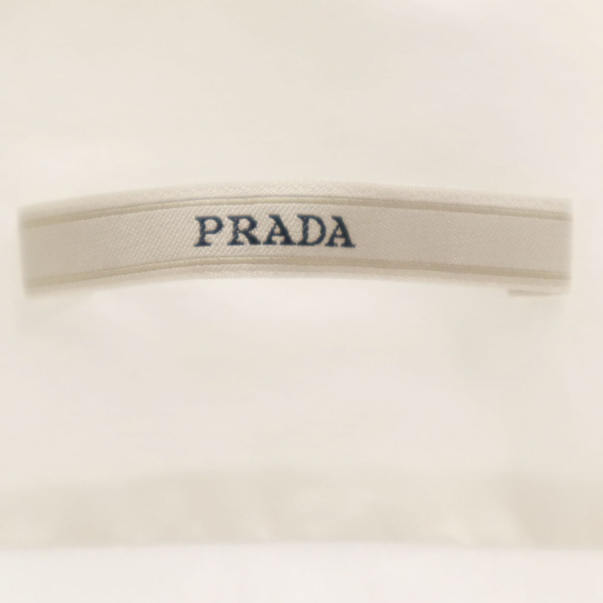PRADA Long Sleeve Button-Up White Size 38